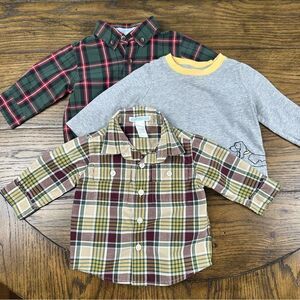 Janie and Jack Boys Bundle Tops